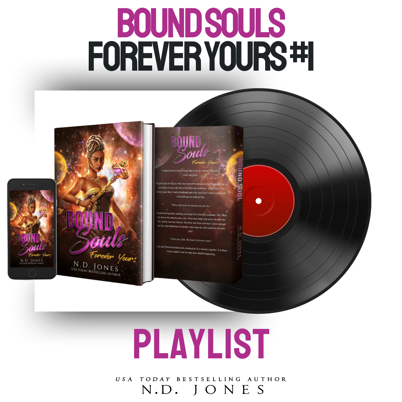 Bound Souls Black Fantasy Novel ND Jones