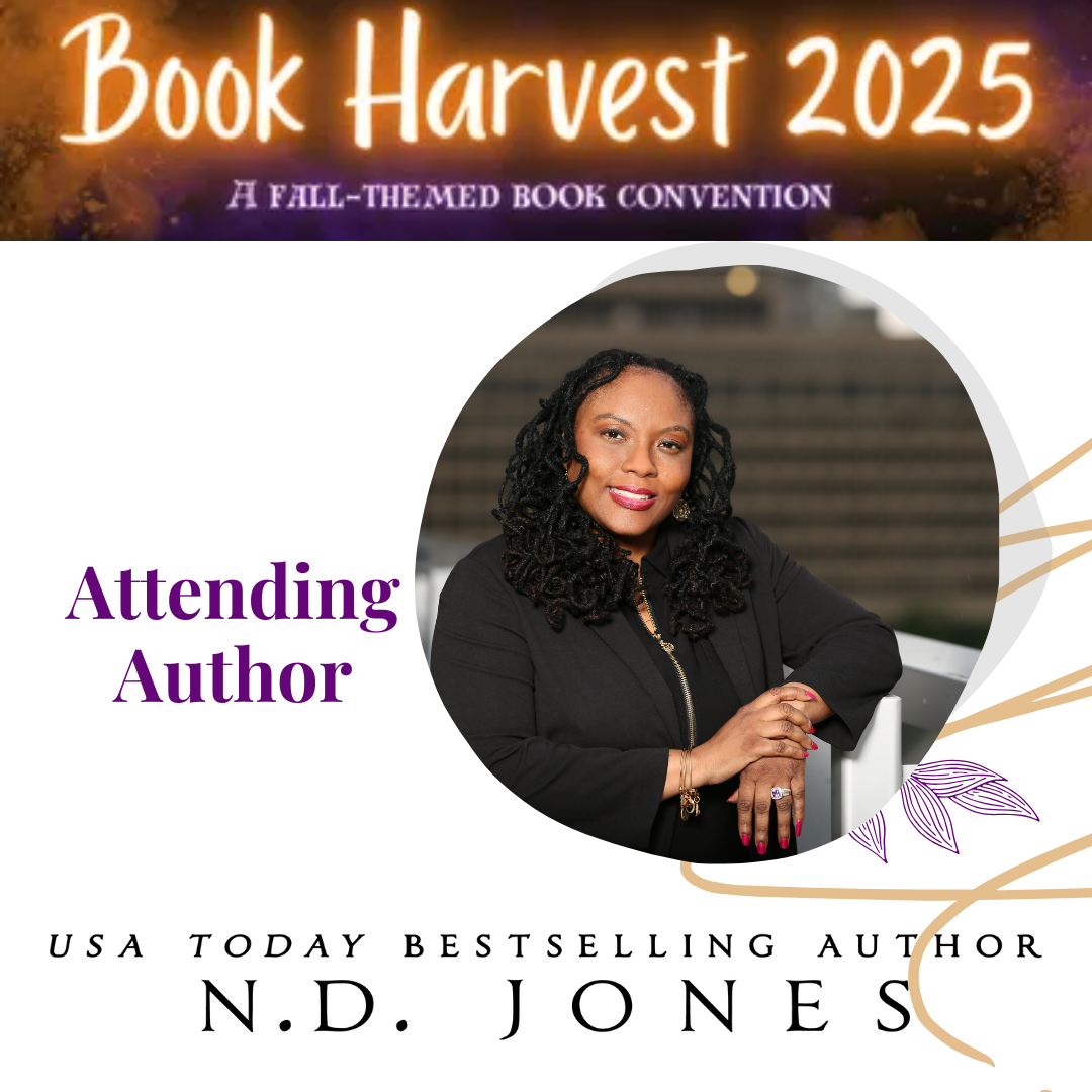 ND Jones Black Fantasy Author Book Harvest 2025